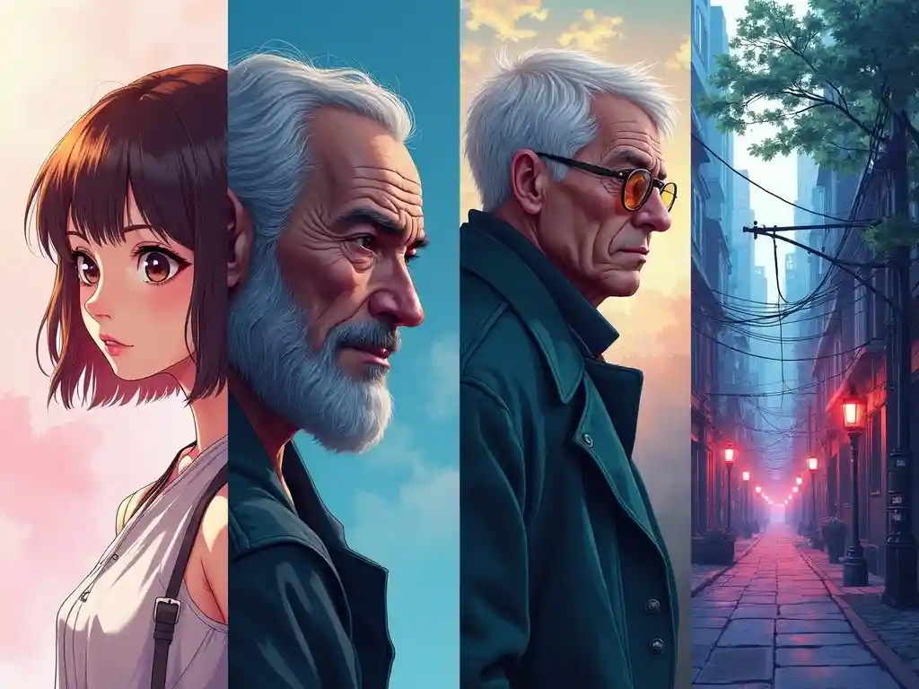 Examples of AI-generated images in various styles
