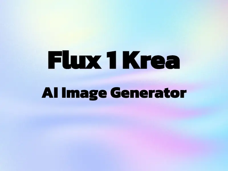 Flux 1 Krea AI Image Generator