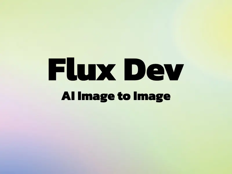 Flux Dev AI Image to Image
