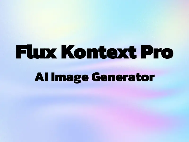 Flux Kontext Pro AI Image Generator