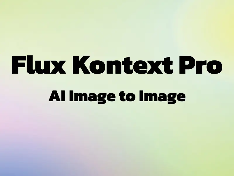 Flux Kontext Pro AI Image to Image