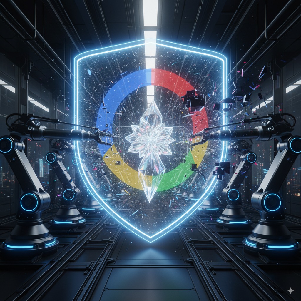 A timer icon next to AI-generated images, symbolizing fast processing speeds