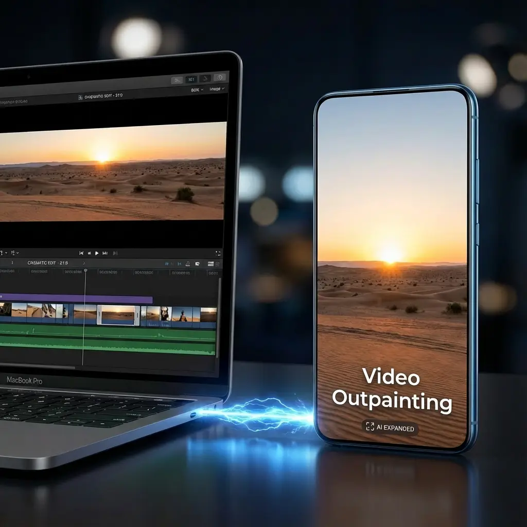 AI Video Outpainting: Uncrop & Expand